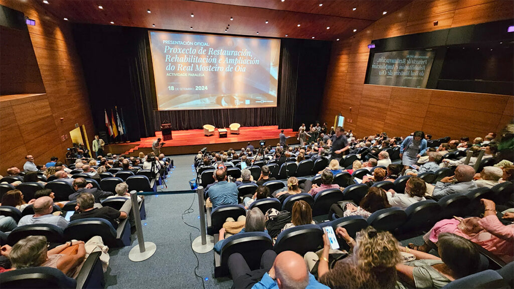 El futuro del Real Mosteiro de Oia: historia, arquitectura y sostenibilidad. Un proyecto sin precedentes, se presenta en Vigo El futuro del Real Mosteiro de Oia: historia, arquitectura y sostenibilidad. Un proyecto sin precedentes, se presenta en Vigo
